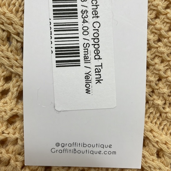 Crochet Cropped Tank - Picture 4 of 5